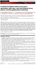 Cover page: Isolated broadband attosecond pulse generation with near- and mid-infrared driver pulses via time-gated phase matching.