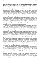 Cover page: Language and Literacy Teaching for Indigenous Education: A Bilingual Approach. By Norbert Francis and Jon Reyhner.