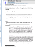 Cover page: Global and Quantitative Profiling of Polyadenylated RNAs Using PAS-seq