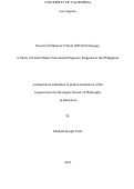 Cover page: Toward a Filipino/a Critical (FilCrit) Pedagogy: A Study of United States Educational Exposure Programs to the Philippines