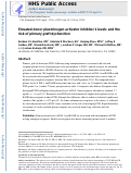 Cover page: Elevated donor plasminogen activator inhibitor-1 levels and the risk of primary graft dysfunction.