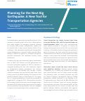 Cover page of Planning for the Next Big Earthquake: A New Tool for Transportation Agencies