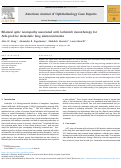 Cover page: Bilateral optic neuropathy associated with lorlatinib monotherapy for ALK-positive metastatic lung adenocarcinoma.