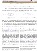 Cover page: Daily Discrimination and Affect in Latinx Adolescent‐Parent Dyads Residing in Northeast United States