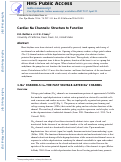 Cover page: Chapter Ten Cardiac Na Channels Structure to Function