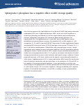 Cover page: S1P has a negative effect on RBC storage quality