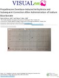Cover page: Propafenone Overdose-induced Arrhythmia and Subsequent Correction After Administration of Sodium Bicarbonate