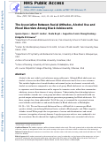 Cover page: The Association Between Racial Attitudes, Alcohol Use and Mood Disorders Among Black Adolescents.