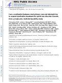 Cover page: Care coordination between rural primary care and telemedicine to expand medication treatment for opioid use disorder: Results from a single-arm, multisite feasibility study.