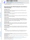 Cover page: High Spatial Resolution MALDI Imaging Mass Spectrometry of Fresh-Frozen Bone.