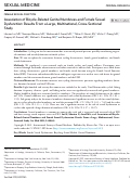 Cover page: Association of Bicycle-Related Genital Numbness and Female Sexual Dysfunction: Results From a Large, Multinational, Cross-Sectional Study
