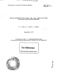 Cover page: DIPOLE MOMENTS OF KI, RbBr, Rbl, CsBr, and Csl BY THE ELECTRIC DEFLECTION METHOD