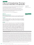 Cover page: Clinical and Neurophysiologic Phenotypes in Neonates With BRAT1 Encephalopathy