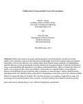 Cover page: Public Sector Unions and the Costs of Government