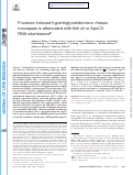 Cover page: Fructose-induced hypertriglyceridemia in rhesus macaques is attenuated with fish oil or ApoC3 RNA interference[S]