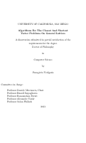 Cover page: Algorithms for the closest and shortest vector problems on general lattices