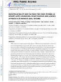 Cover page: Identification of Risk Factors for Poor Feeding in Infants with Congenital Heart Disease and a Novel Approach to Improve Oral Feeding