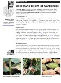 Cover page: Ascochyta Blight of Garbanzos