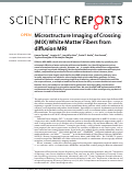 Cover page: Microstructure Imaging of Crossing (MIX) White Matter Fibers from diffusion MRI