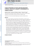 Cover page: Using Estrogenic Activity and Nontargeted Chemical Analysis to Identify Contaminants in Sewage Sludge