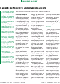 Cover page: E-Cigarette Use Among Never-Smoking California Students.