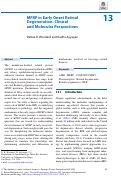 Cover page: MFRP in Early Onset Retinal Degeneration: Clinical and Molecular Perspectives