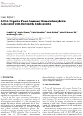 Cover page: ANCA-Negative Pauci-Immune Glomerulonephritis Associated with Bartonella Endocarditis.