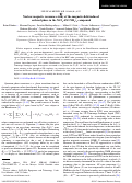 Cover page: Nuclear magnetic resonance study of the magnetic-field-induced ordered phase in the NiCl2-4SC(NH2)2 compound