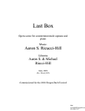 Cover page: Last Box