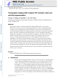 Cover page: Tomographic imaging with Compton PET modules: ideal case and first implementation