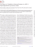 Cover page: First Report of Ceftazidime-Avibactam Resistance in a KPC-3-Expressing Klebsiella pneumoniae Isolate