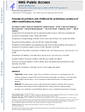 Cover page: Prenatal air pollution and childhood IQ: Preliminary evidence of effect modification by folate