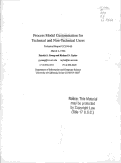 Cover page: Process model customization for technical and non-technical users