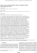 Cover page: Upper ocean ecosystem dynamics and iron cycling in a global three-dimensional model