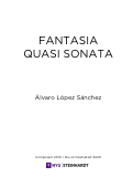 Cover page: Fantasia Quasi Sonata