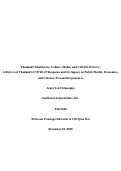 Cover page of Thailand’s Healthcare, Culture, Media, and COVID-19 Story: A Review of Thailand’s COVID-19 Response and Its Impact on Public Health, Economics, and Citizens’ Personal Experiences