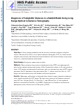 Cover page: Diagnosis of subglottic stenosis in a rabbit model using long-range optical coherence tomography.