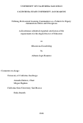 Cover page: Utilizing Professional Learning Communities as a Vehicle for Equity: Administrators Roles and Perceptions