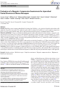 Cover page: Evaluation of a Magnetic Compression Anastomosis for Jejunoileal Partial Diversion in Rhesus Macaques