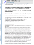 Cover page: Increased Social Interactions Reduce the Association Between Constricted Life-Space and Lower Daily Happiness in Older Adults With and Without HIV: A GPS and Ecological Momentary Assessment Study