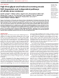 Cover page: High-throughput small molecule screening reveals Nrf2-dependent and -independent pathways of cellular stress resistance.