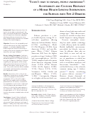 Cover page: "I don't have to explain, people understand": Acceptability and Cultural Relevance of a Mobile Health Lifestyle Intervention for Filipinos with Type 2 Diabetes.