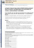 Cover page: A phase II trial of balloon-catheter partial breast brachytherapy optimization in the treatment of stage 0, I, and IIA breast carcinoma