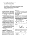 Cover page: Z-pinch instability with distributed current