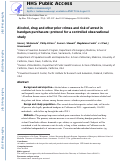 Cover page: Alcohol, drug and other prior crimes and risk of arrest in handgun purchasers: protocol for a controlled observational study