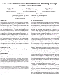 Cover page: SociTrack: Infrastructure-Free Interaction Tracking through Mobile Sensor Networks