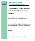 Cover page: Assessing the Energy Efficiency Potential of Industrial Motor Systems