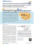 Cover page: Advances in Engineering Nucleotide Sugar Metabolism for Natural Product Glycosylation in Saccharomyces cerevisiae