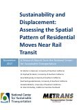 Cover page: Sustainability and Displacement: Assessing the Spatial Pattern of Residential Moves Near Rail Transit