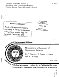 Cover page: Measurement and Analysis of Circumsolar Radiation